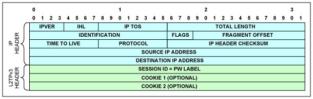 圖8. L2TPv3/IPv4報(bào)頭