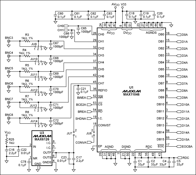 圖6. MAX11046典型電路