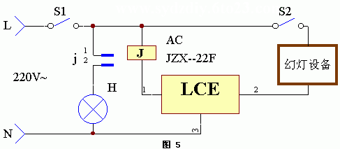 放映室燈光同步轉換器