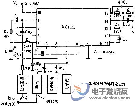 XG1011杜比B型降噪電路的應用  www.nxhydt.com