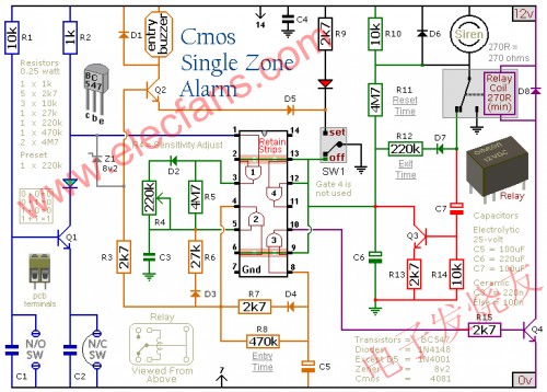 CMOS單防區(qū)報警器 www.nxhydt.com