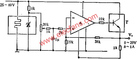 SW399組成的精密功率電源電路圖  www.nxhydt.com