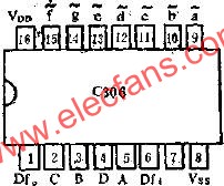 C306的管腳外引線排列和功用線路圖  www.nxhydt.com