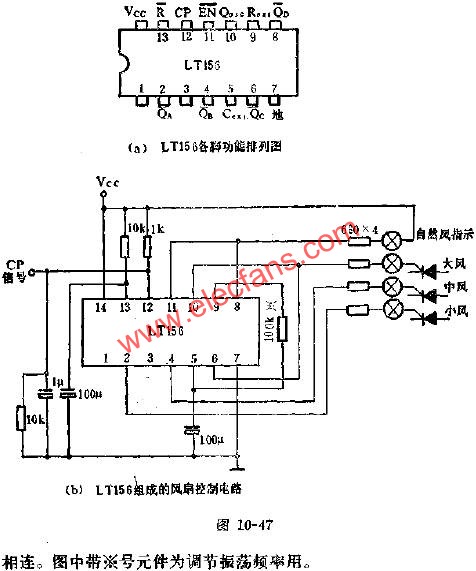 LT156時序控制電路的應(yīng)用電路圖  www.nxhydt.com