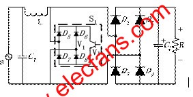 雙向開關(guān)前置的單相升壓APFC變換器主電路 www.nxhydt.com