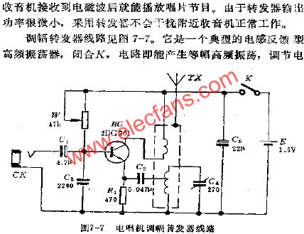 電唱機調幅轉發器電路  www.nxhydt.com