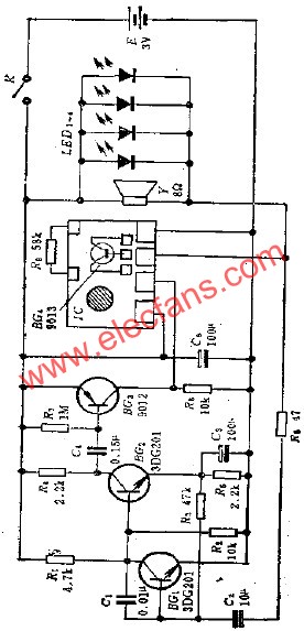 聲控音樂娃娃電路  www.nxhydt.com