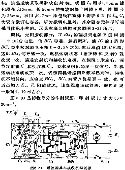 無線遙控玩具車接收機印制板