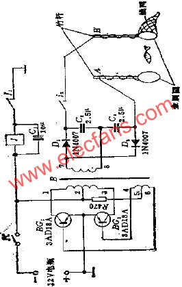 電子打魚器電路  www.nxhydt.com