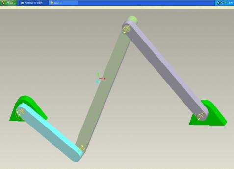 Pro/E四桿機構的運動仿真