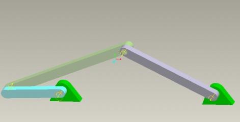 Pro/E四桿機構的運動仿真