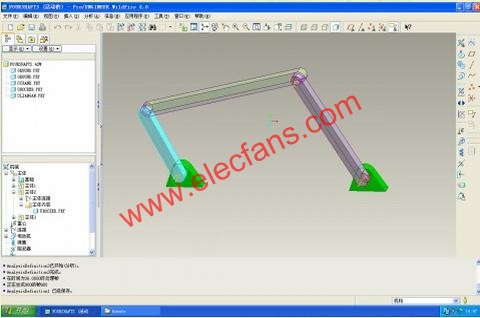 Pro/E四桿機構的運動仿真   www.nxhydt.com