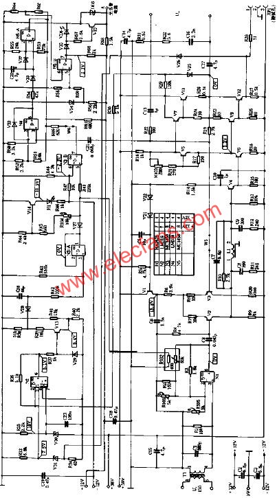 仿制AURA-VA50功放電路圖  www.nxhydt.com