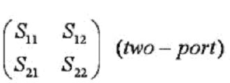 S矩陣的二端口網(wǎng)絡