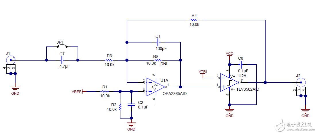 模擬PWM發生器設計電路圖：5V 500kHz PWM輸出