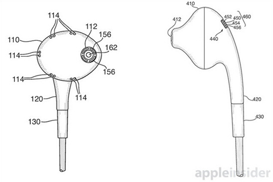 蘋果獲耳機新專利