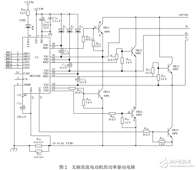 可用于多領(lǐng)域的電機(jī)功率驅(qū)動電路設(shè)計(jì)—電路精選（46）