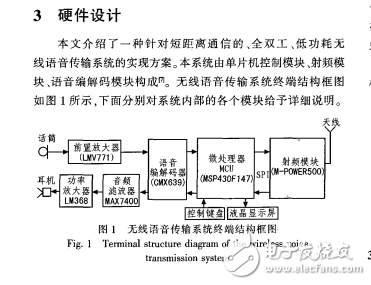 基于M—Power500的無線語音傳輸系統設計與實現