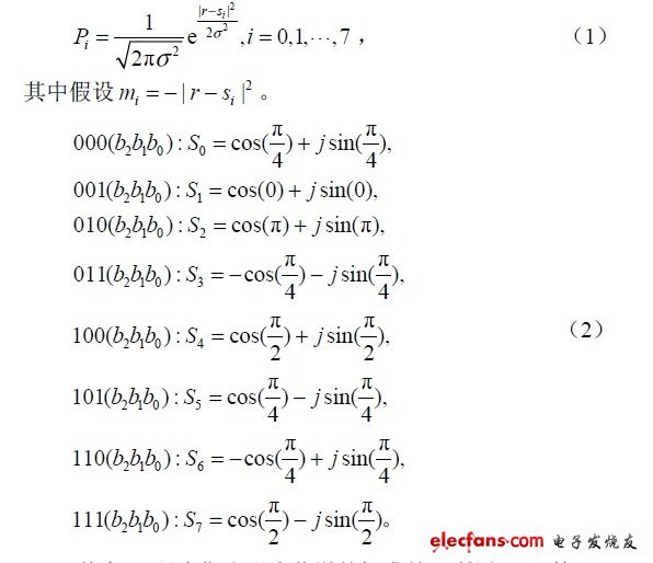 分母各項表示此比特為1 的概率之和