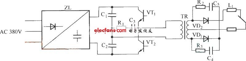 ZX7-315型弧焊電源電路圖