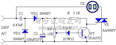 家電過壓保護電路原理圖