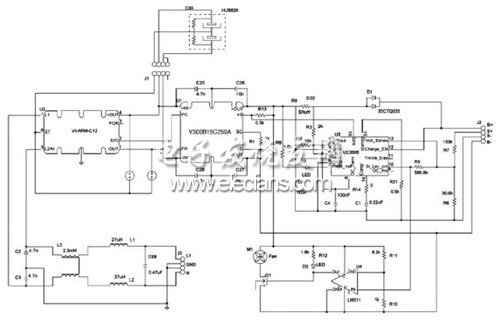 12V/A電池充電器電路圖