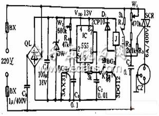 電飯煲功率自動(dòng)調(diào)節(jié)器電路原理圖