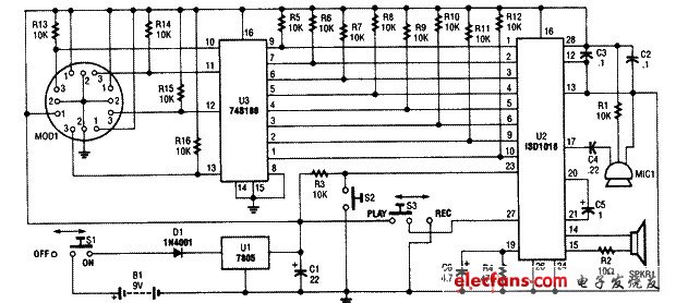 會(huì)說(shuō)話的指南針電路