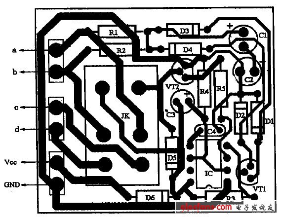 圖2 PCB板圖