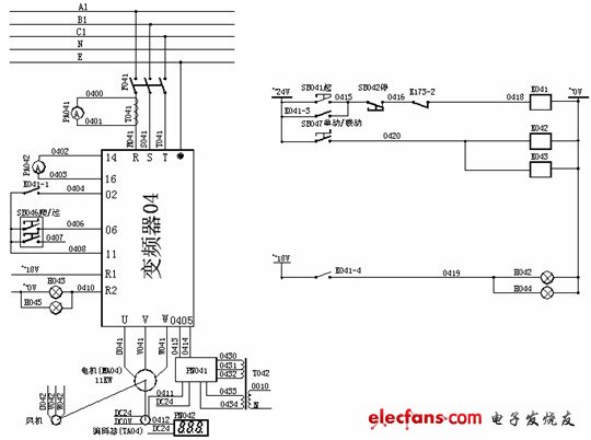 紙機電氣控制原理圖