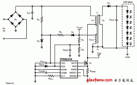 TPS92310典型應用電路圖