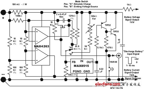 單節Li+電池測試電路圖