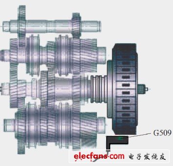 圖4 離合器溫度傳感器G509