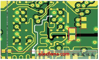 由于電容距離信號太遠以至于不能連接斷層而導致的EMC問題