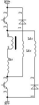 圖2 應(yīng)用于雙管正激的IGBT