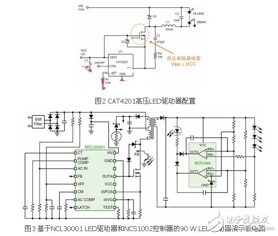 驅(qū)動器配置及演示板電路