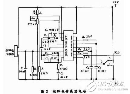 熱釋電傳感器電路