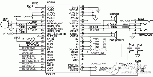 Windows CE下基于TSC2101的音頻控制系統(tǒng)電路設(shè)計(jì)