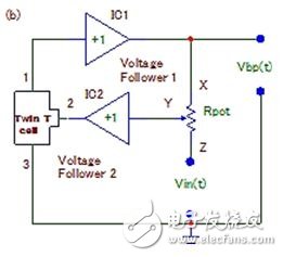 采用兩個運放實現Q值可調的帶通濾波電路設計