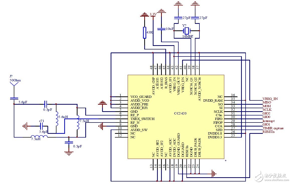 ZigBee無(wú)線呼叫系統(tǒng)硬件電路 —電路圖天天讀（177）