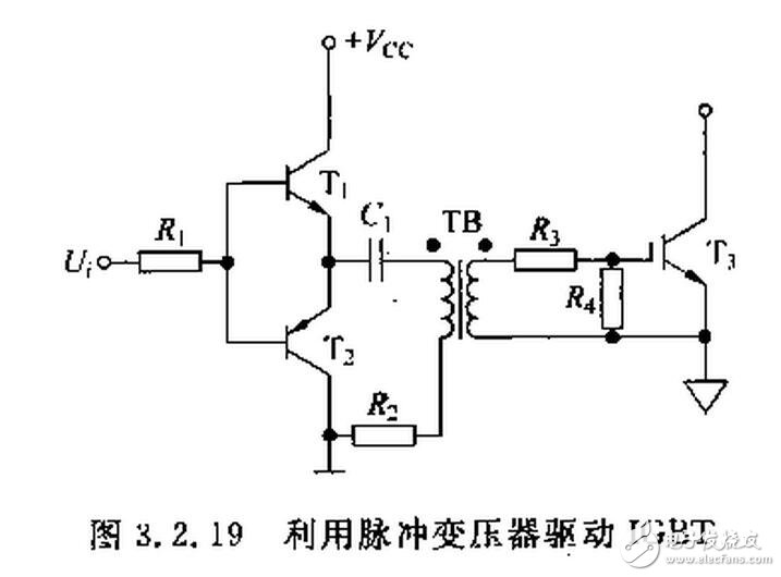 　　脈沖變壓器怎樣組成IGBT驅動？