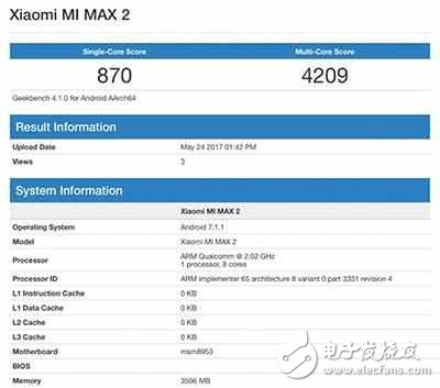 小米MAX2最新消息：小米MAX2發布會即將開始，小米MAX2跑分和核心配置泄露