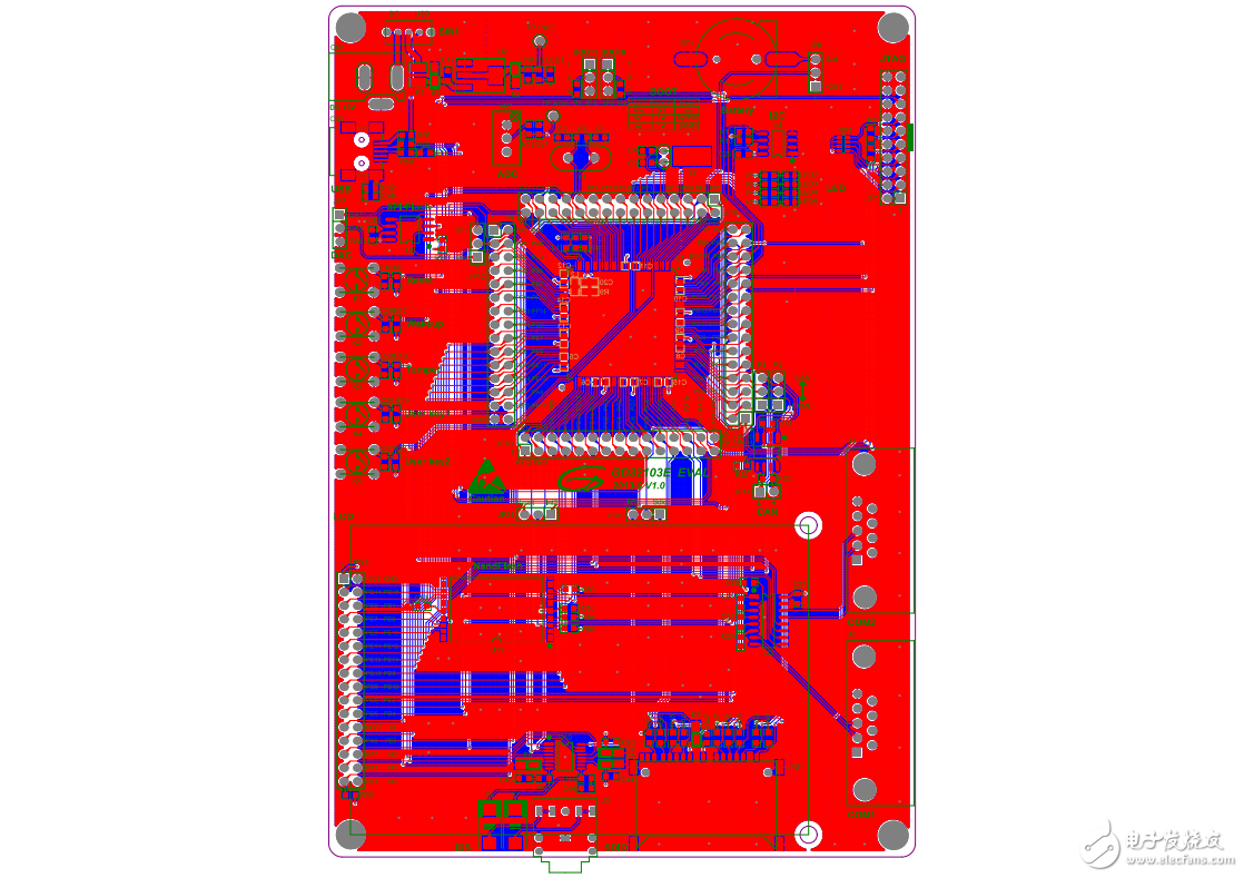 GD32F103ZET6 Demo板原理圖及使用說(shuō)明