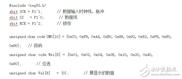 74HC595級聯驅動8位數碼管文件下載