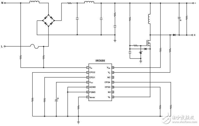 iw3688中文資料及其led驅(qū)動應(yīng)用電路