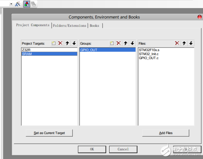 Keil MDK 3.5/UV4beta Jlink V7 在 STM32 中SRAM 調試步驟與方法總結