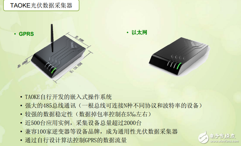 TAOKE發展歷程和光伏云系統介紹與光伏電站遠程監控系統