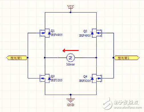 場效應管電機驅動-MOS管H橋原理