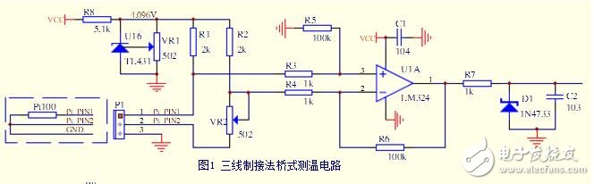 PT100溫度傳感器測溫電路，熱電阻Pt100測溫電路調試體會