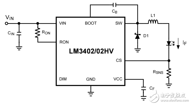 大功率LED驅動電源LM3402相關知識介紹